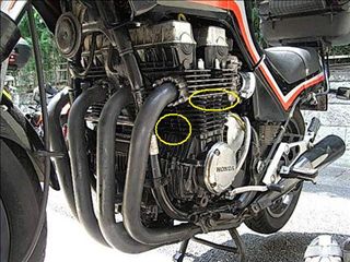 ＣＢＸ７５０Ｆ 悩まされるオイル漏れ